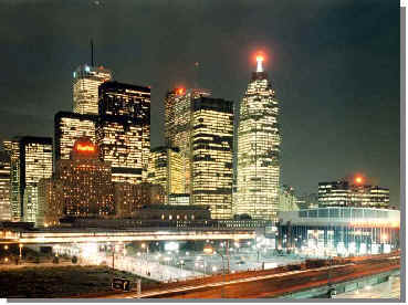 Downtown Toronto at Night