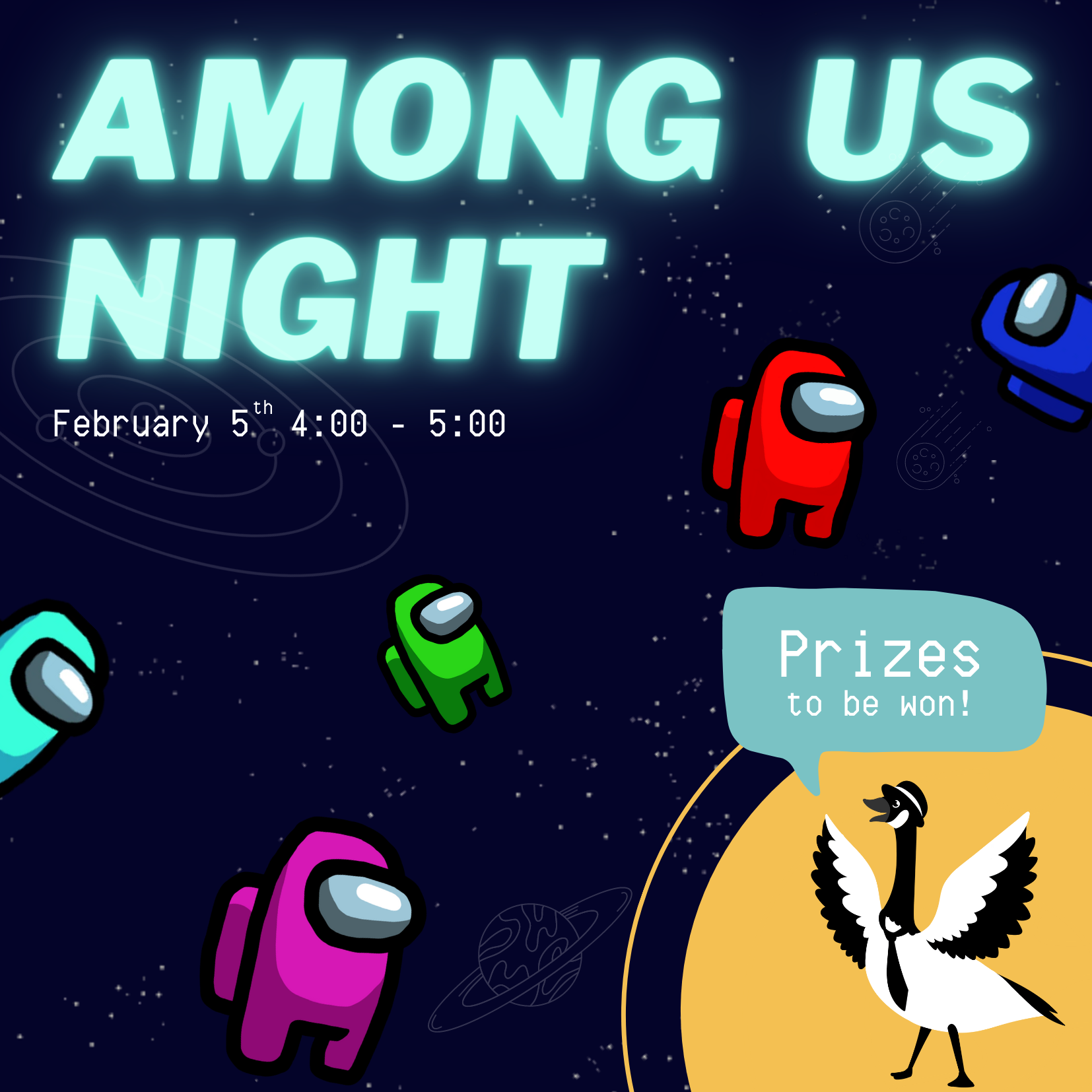 among us event poster