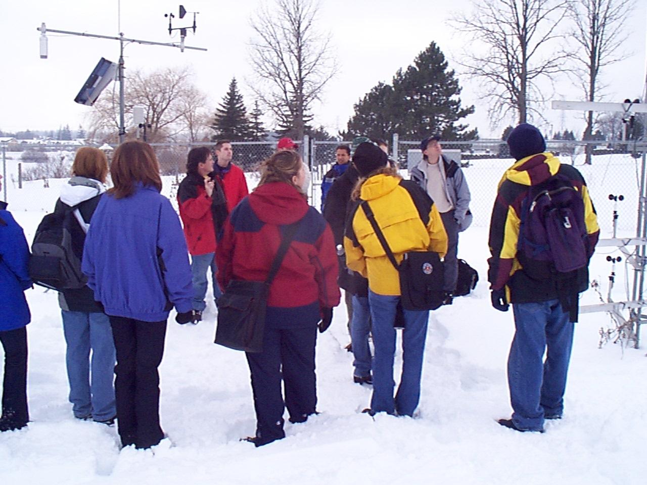 Geography 388 students from Laurier